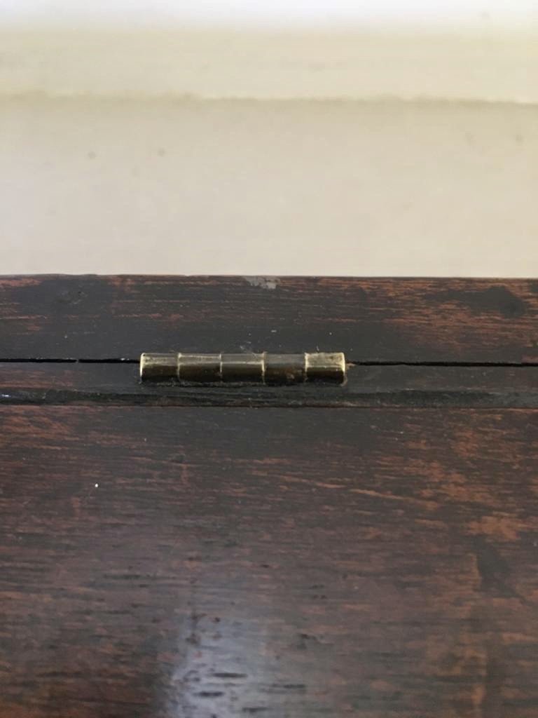 George III Antique Mahogany Tea Caddy - Image 6